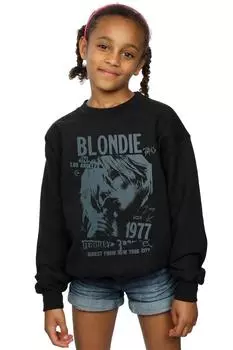 Толстовка на груди Tour 1977 Blondie, черный