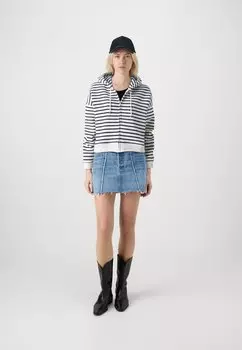 Толстовка на молнии Abbreviated Hoodie GAP, темно-синий
