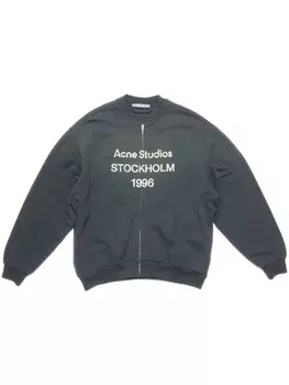 Толстовка на молнии Acne Studios, серый