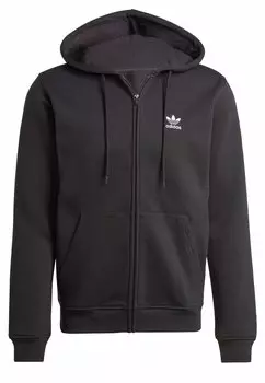 Толстовка на молнии adidas Originals, черная