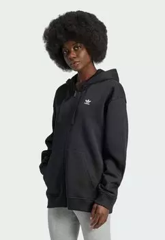 Толстовка на молнии adidas Originals, черная