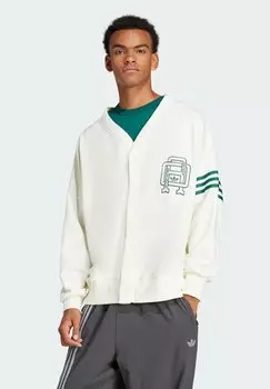 Толстовка на молнии Adidas Originals, кремовый