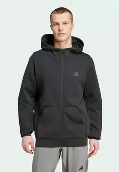 Толстовка на молнии adidas Performance, черный