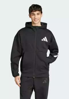 Толстовка на молнии adidas Sportswear, черный