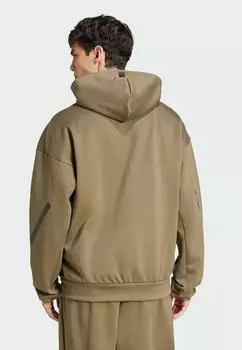 Толстовка на молнии adidas Sportswear, оливковый