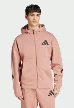 Толстовка на молнии adidas Sportswear, светло-розовый