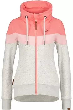 Толстовка на молнии Alife And Kickin ValinaAK, пестрый серый