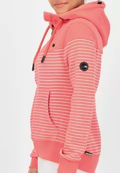 Толстовка на молнии alife & kickin, коралл