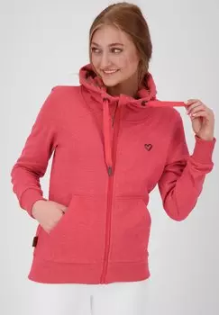Толстовка на молнии alife & kickin, розовый