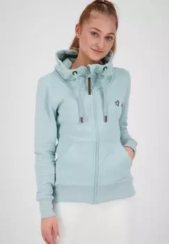 Толстовка на молнии alife & kickin, светло-синий