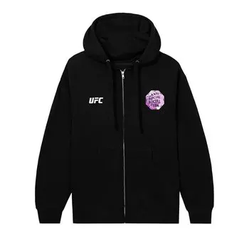 Толстовка на молнии Anti Social Social Club x UFC Conned Черная