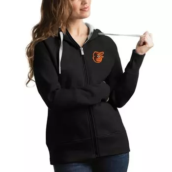 Толстовка на молнии Antigua Baltimore Orioles, черный