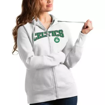 Толстовка на молнии Antigua Boston Celtics, белый