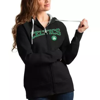 Толстовка на молнии Antigua Boston Celtics, черный