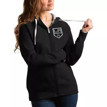 Толстовка на молнии Antigua Los Angeles Kings, черный