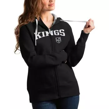 Толстовка на молнии Antigua Los Angeles Kings, черный