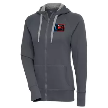 Толстовка на молнии Antigua Lwo, угольный