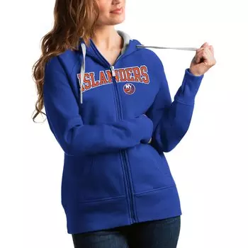 Толстовка на молнии Antigua New York Islanders, роял
