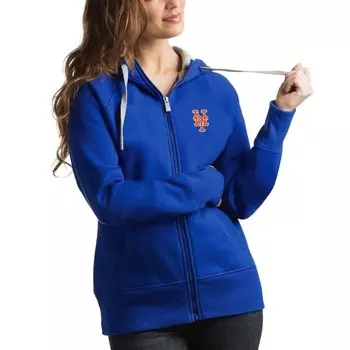 Толстовка на молнии Antigua New York Mets, роял