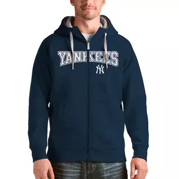 Толстовка на молнии Antigua New York Yankees, нави
