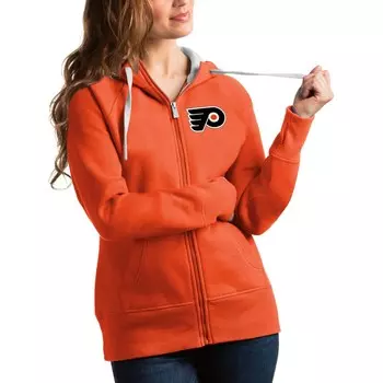 Толстовка на молнии Antigua Philadelphia Flyers, оранжевый