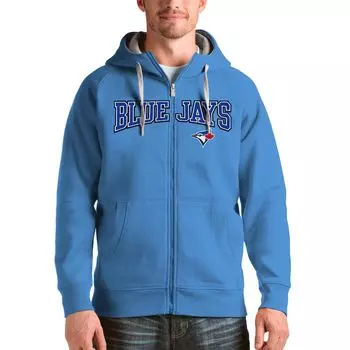 Толстовка на молнии Antigua Toronto Blue Jays, синий