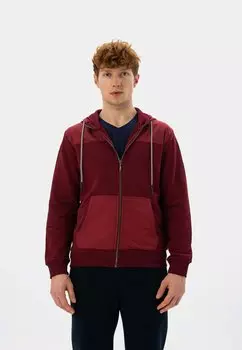 Толстовка на молнии Arma, бордовый