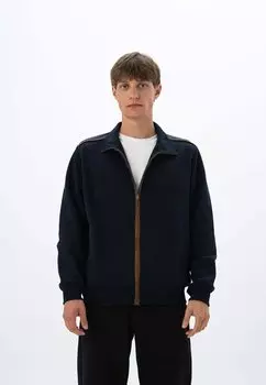 Толстовка на молнии Arma, темно-синяя