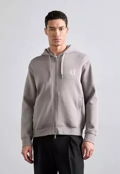 Толстовка на молнии Armani Exchange, коричневый