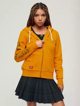 Толстовка на молнии Athletic College Superdry, трек золота