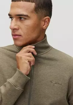 Толстовка на молнии AUGUST BONDELID, коричневый