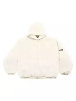 Толстовка на молнии Balenciaga, цвет off white