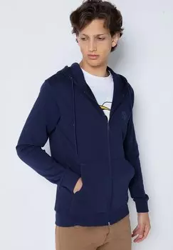 Толстовка на молнии BASIC-MIT KAPUZE Six Valves, синий