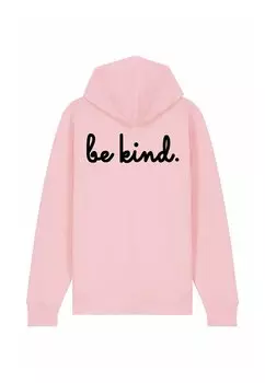 Толстовка на молнии BE KIND BACK EMBROIDERY Mira Paris, розовый