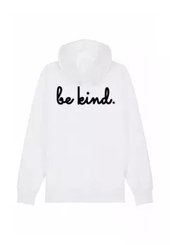 Толстовка на молнии BE KIND BACK EMBROIDERY Mira Paris, белый
