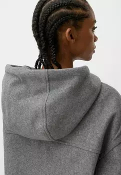 Толстовка на молнии Bershka, темно-серый