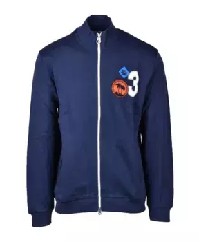 Толстовка на молнии Bikkembergs, синий