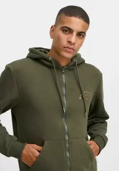 Толстовка на молнии Blend, оливковый