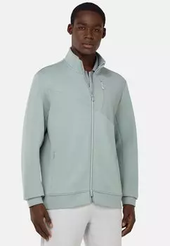 Толстовка на молнии Boggi Milano, светло-зеленый