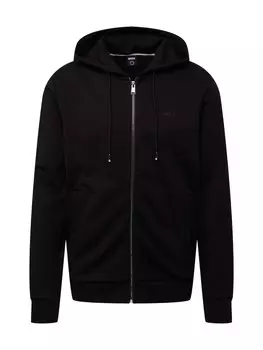 Толстовка на молнии BOSS Black Seeger, черный