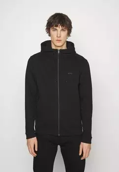 Толстовка на молнии BOSS, черный
