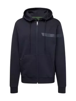 Толстовка на молнии BOSS Green Saggy 1, темно-синий