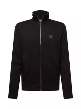 Толстовка на молнии BOSS Orange Zestart, черный