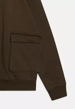 Толстовка на молнии BOYS HOODIED JACKET Blue Effect, оливковый