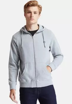 Толстовка на молнии BRUSHED BACK FULL ZIP Timberland, серый