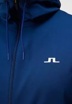 Толстовка на молнии Clive Zip Hood J.LINDEBERG Sports, летняя синяя