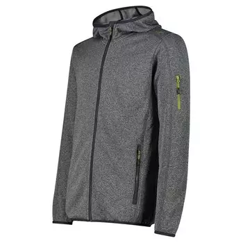 Толстовка на молнии CMP 31H5007 Hooded, серый