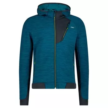 Толстовка на молнии CMP Fix Hood 32E1417, синий