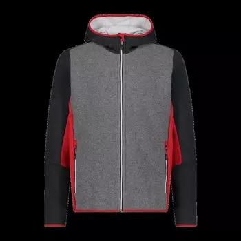 Толстовка на молнии CMP Fix Hood 32M2257, серый