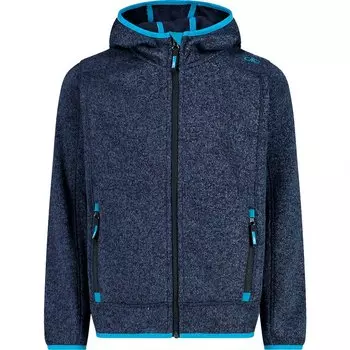 Толстовка на молнии CMP Heavy Fix 3H60844 Hooded, синий